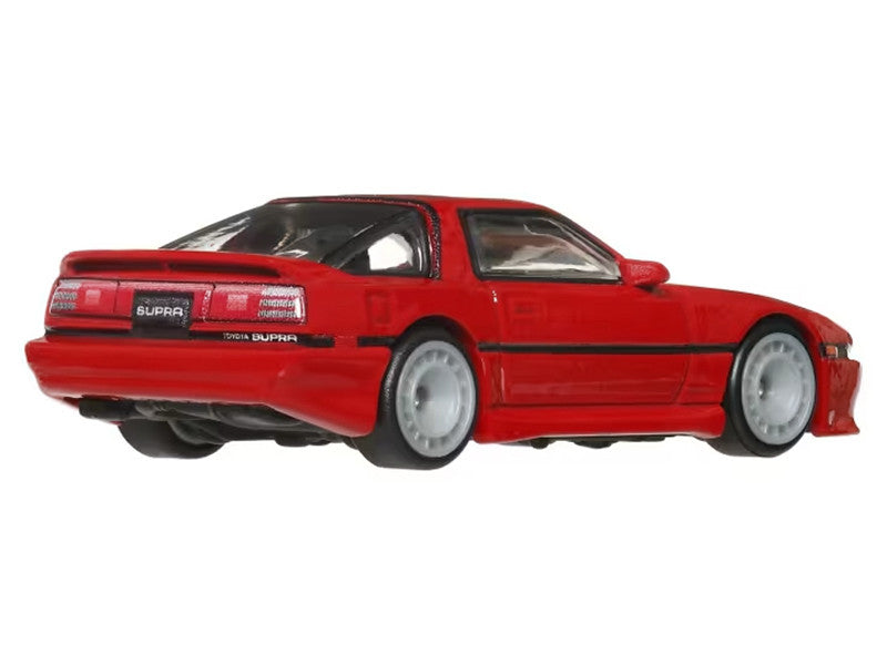 1989 Toyota Supra RHD (Right Hand Drive) Red "Ronin Run II" Series Diecast Model Car by Hot Wheels LuxuryLifeWay Online Store