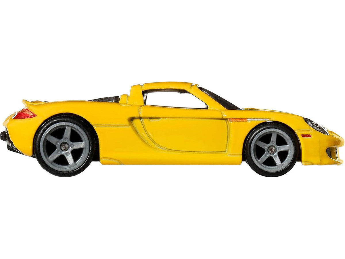 Porsche Carrera GT Yellow "Timeless Icons" Series Diecast Model Car by Hot Wheels LuxuryLifeWay Online Store