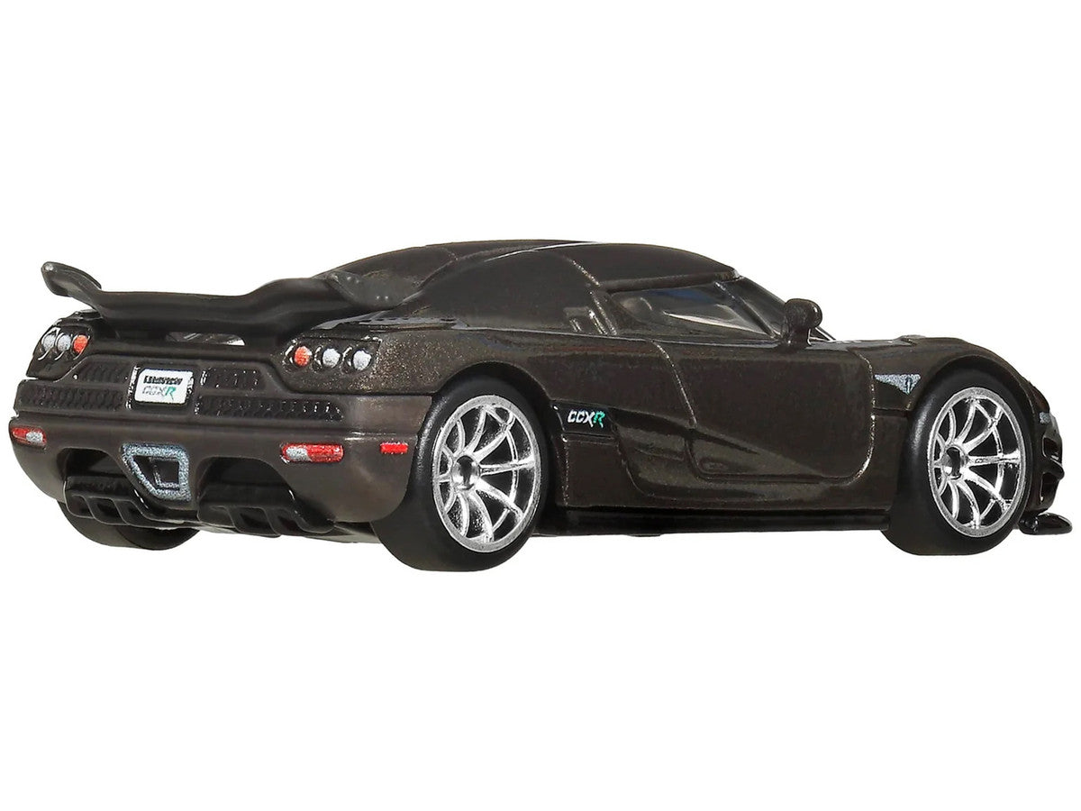 Koenigsegg CCXR Dark Gray Metallic "Fast Five" (2011) Movie "Fast & Furious" Series Diecast Model Car by Hot Wheels LuxuryLifeWay Online Store