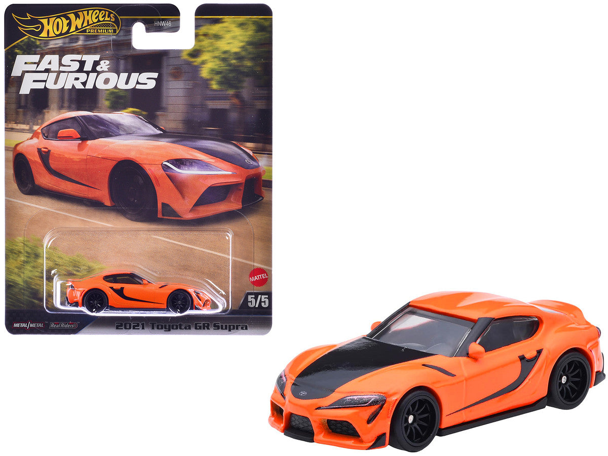 2021 Toyota GR Supra Orange and Black "F9" (2021) Movie "Fast & Furious" Series Diecast Model Car by Hot Wheels LuxuryLifeWay Online Store