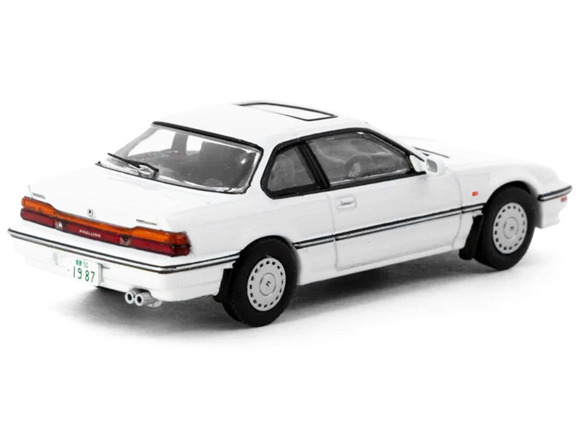 Honda Prelude (BA4) RHD (Right Hand Drive) White "J Collection" Series 1/64 Diecast Model by Tarmac Works LuxuryLifeWay Online Store