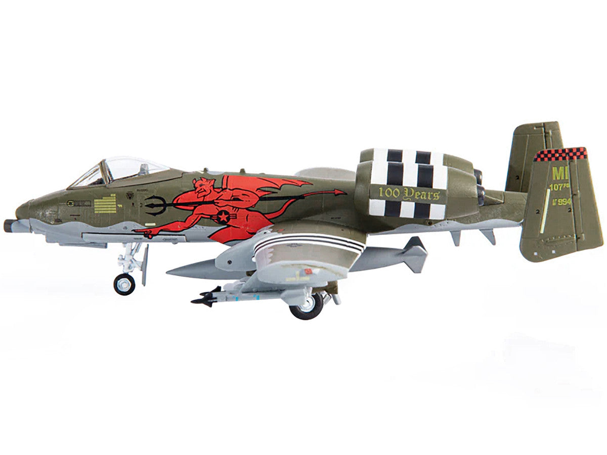 Fairchild Republic A-10A Thunderbolt II Aircraft "US Air Force 107th Fighter Squadron 100th Anniversary Edition" (2018) 1/144 Diecast Model by JC Wings LuxuryLifeWay Online Store