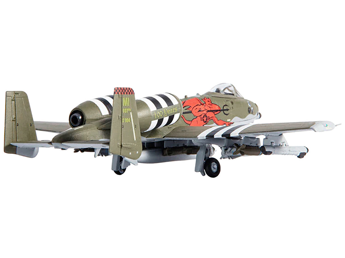 Fairchild Republic A-10A Thunderbolt II Aircraft "US Air Force 107th Fighter Squadron 100th Anniversary Edition" (2018) 1/144 Diecast Model by JC Wings LuxuryLifeWay Online Store
