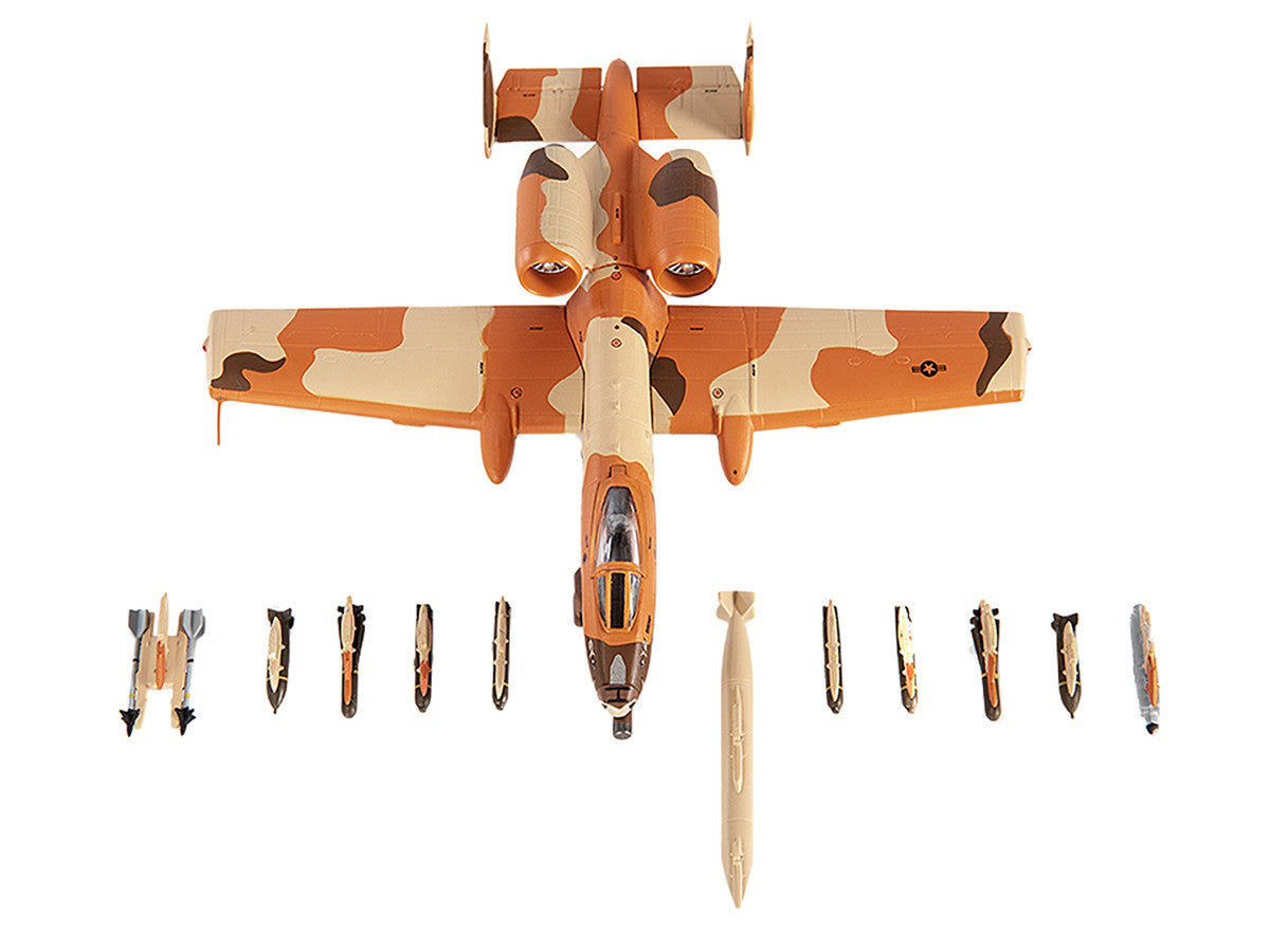 Fairchild Republic A-10C Thunderbolt II Attack Aircraft "917th Tactical Fighter Wing Operation Desert Storm" (1990) United States Air Force 1/144 Diecast Model by JC Wings LuxuryLifeWay Online Store