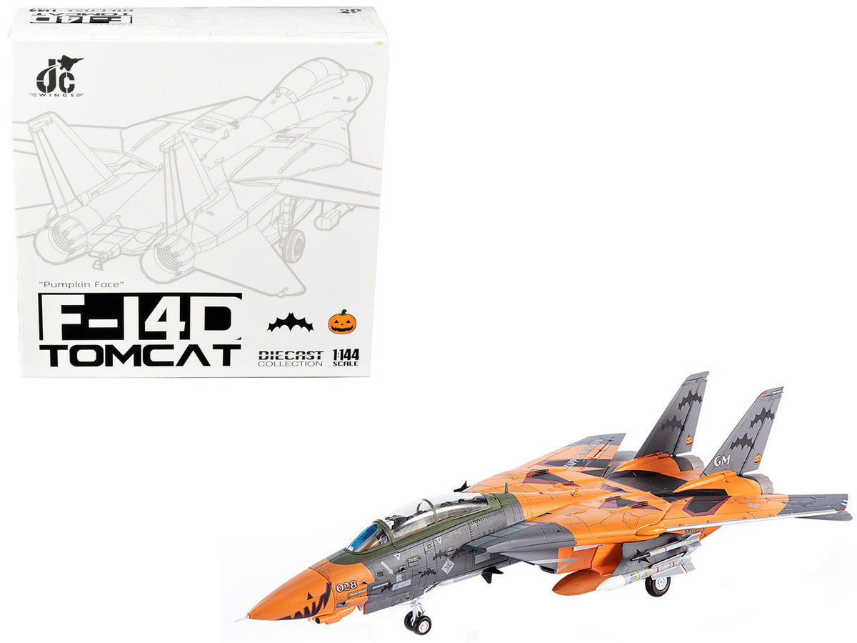 Grumman F-14D Tomcat Fighter Plane Ace Combat "Pumpkin Face" 1/144 Diecast Model by JC Wings LuxuryLifeWay Online Store