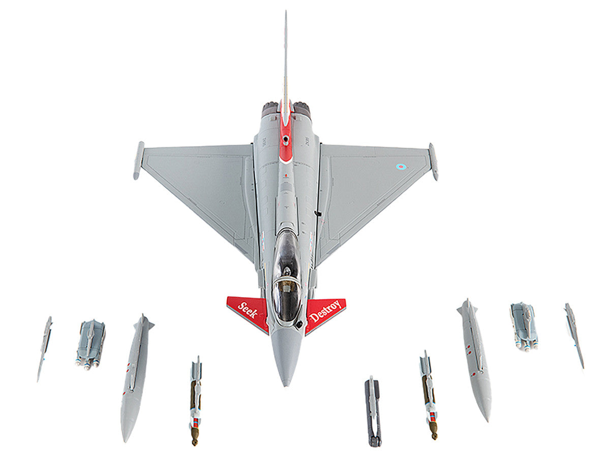 Eurofighter Typhoon FGR4 EF-2000 Aircraft "No.41(R) Squadron 100th Anniversary" (2016) British Royal Air Force 1/72 Diecast Model by JC Wings LuxuryLifeWay Online Store