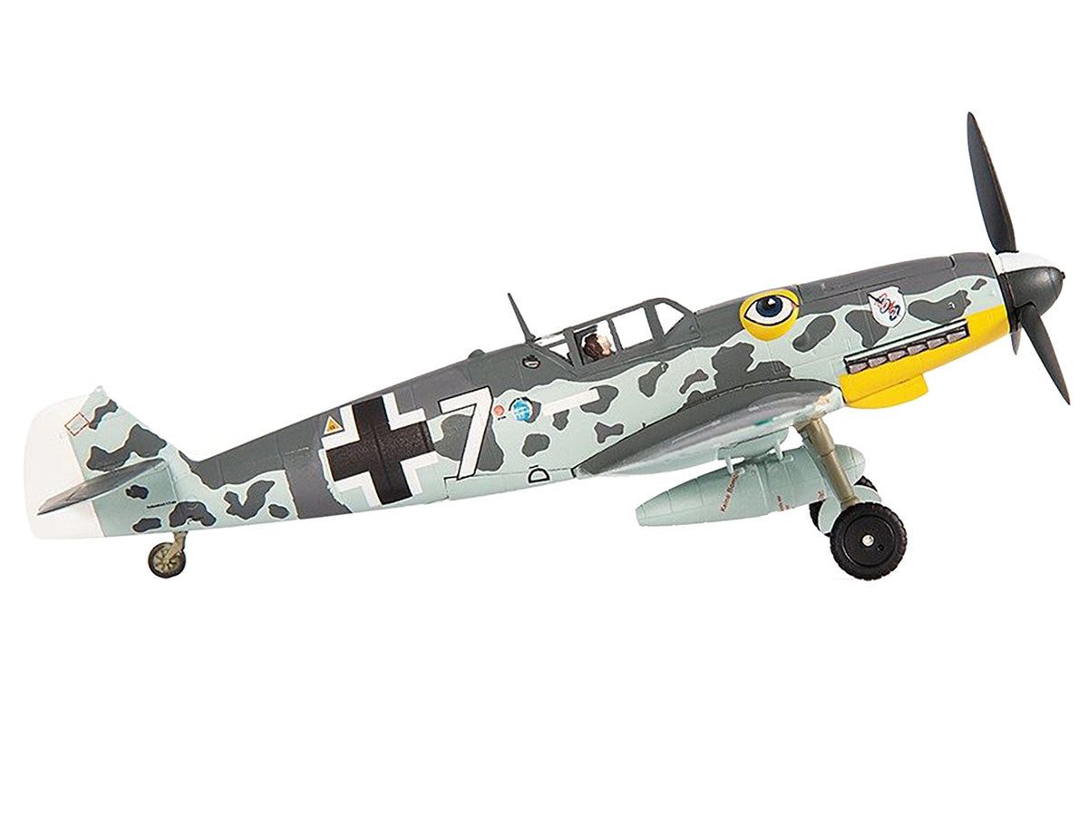 Messerschmitt BF 109G-6 Fighter Aircraft "JG 51 Bulgaria" (1944) German Luftwaffe 1/72 Die Cast Model by JC Wings LuxuryLifeWay Online Store