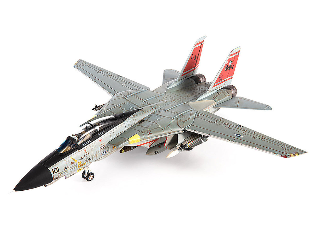 Grumman F-14D Tomcat Fighter Aircraft "VF-31 Tomcatters USS Theodore Roosevelt The Last Flight" (2006) United States Navy 1/72 Diecast Model by JC Wings LuxuryLifeWay Online Store