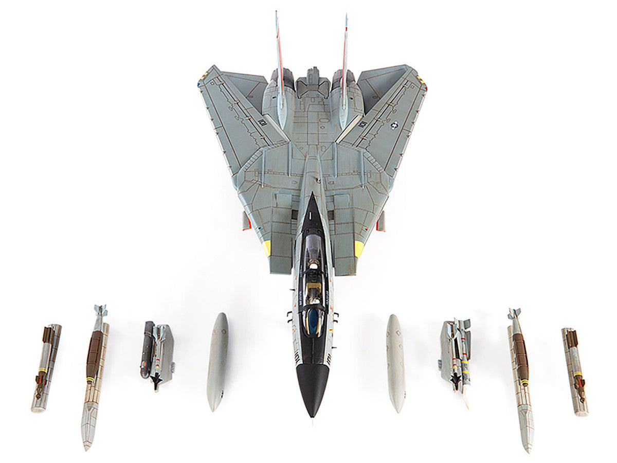 Grumman F-14D Tomcat Fighter Aircraft "VF-31 Tomcatters USS Theodore Roosevelt The Last Flight" (2006) United States Navy 1/72 Diecast Model by JC Wings LuxuryLifeWay Online Store