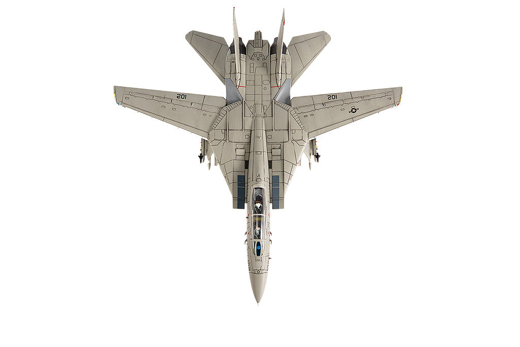 Grumman F-14A Tomcat Fighter Aircraft "VF-41 Black Aces USS Nimitz Gulf of Sidra" (1981) United States Navy 1/72 Diecast Model by JC Wings LuxuryLifeWay Online Store