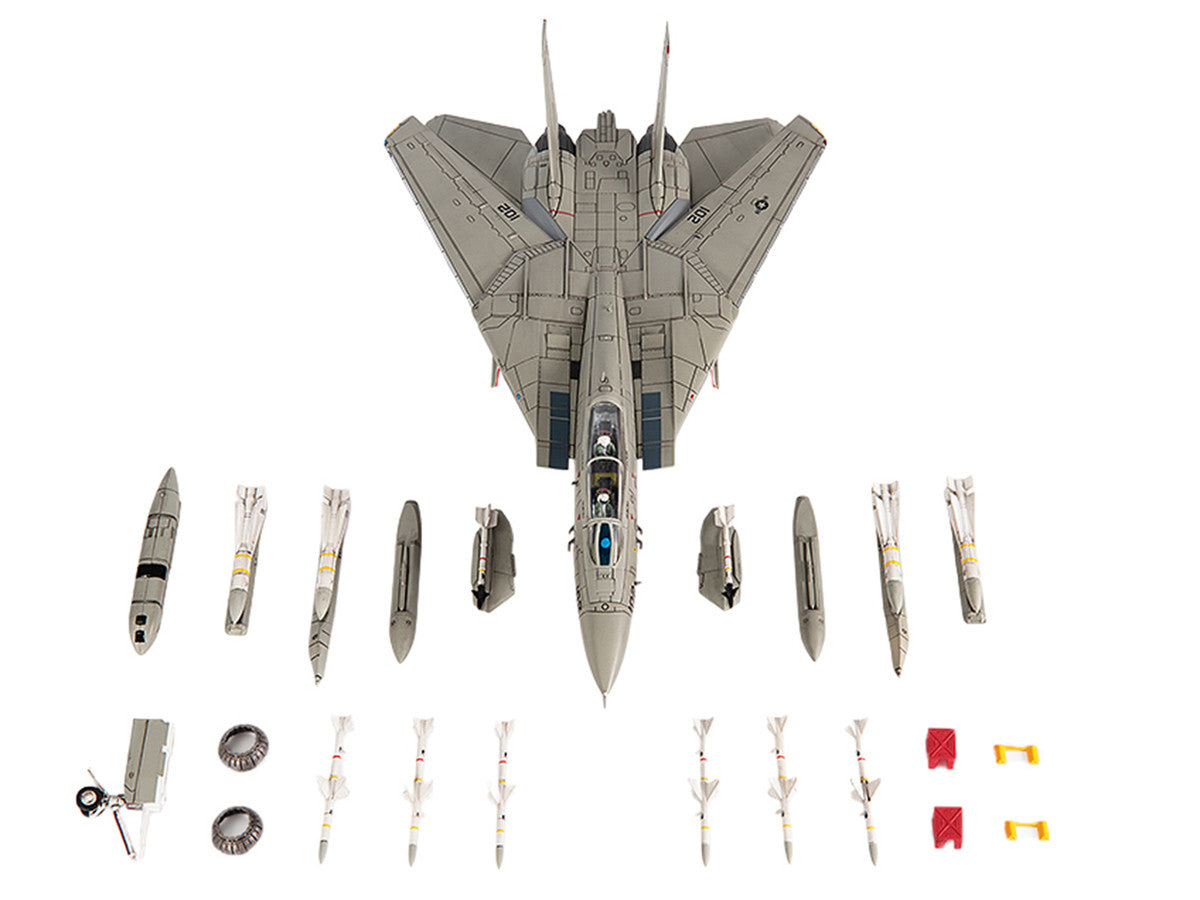 Grumman F-14A Tomcat Fighter Aircraft "VF-41 Black Aces USS Nimitz Gulf of Sidra" (1981) United States Navy 1/72 Diecast Model by JC Wings LuxuryLifeWay Online Store