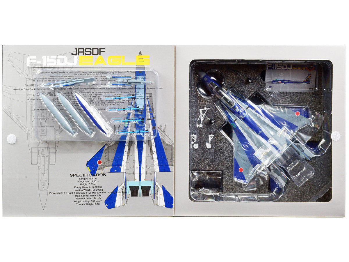 F-15DJ JASDF (Japan Air Self-Defense Force) Eagle Fighter Aircraft "23rd Fighter Training Group 20th Anniversary" with Display Stand Limited Edition to 600 pieces Worldwide 1/72 Diecast Model by JC Wings LuxuryLifeWay Online Store