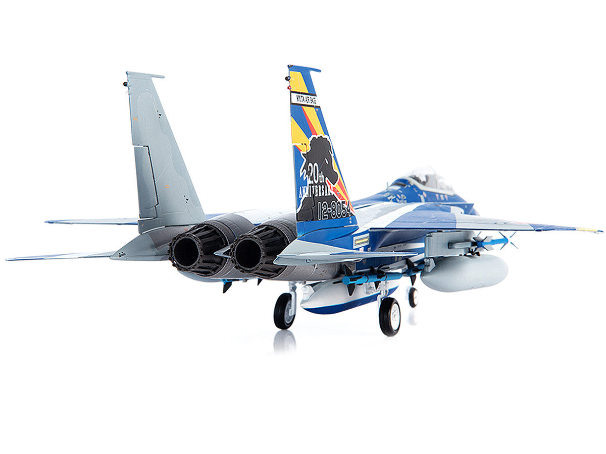 F-15DJ JASDF (Japan Air Self-Defense Force) Eagle Fighter Aircraft "23rd Fighter Training Group 20th Anniversary" with Display Stand Limited Edition to 600 pieces Worldwide 1/72 Diecast Model by JC Wings LuxuryLifeWay Online Store