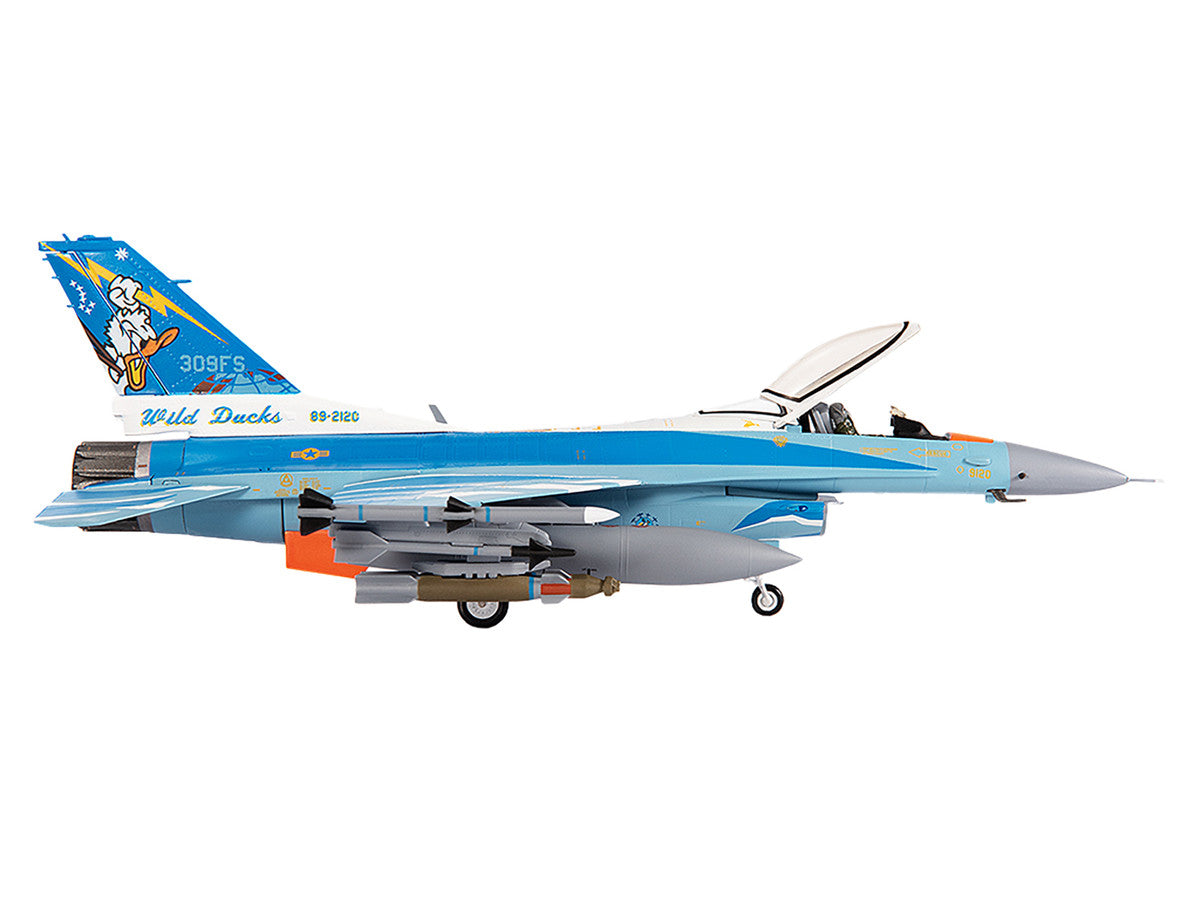 Lockheed F-16C Fighting Falcon Fighter Aircraft "309th Fighter Squadron 56th Operations Group Wild Ducks" (2022) United States Air Force 1/72 Diecast Model by JC Wings LuxuryLifeWay Online Store