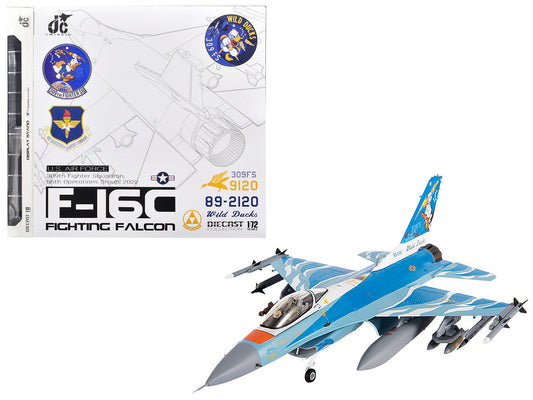 Lockheed F-16C Fighting Falcon Fighter Aircraft "309th Fighter Squadron 56th Operations Group Wild Ducks" (2022) United States Air Force 1/72 Diecast Model by JC Wings LuxuryLifeWay Online Store