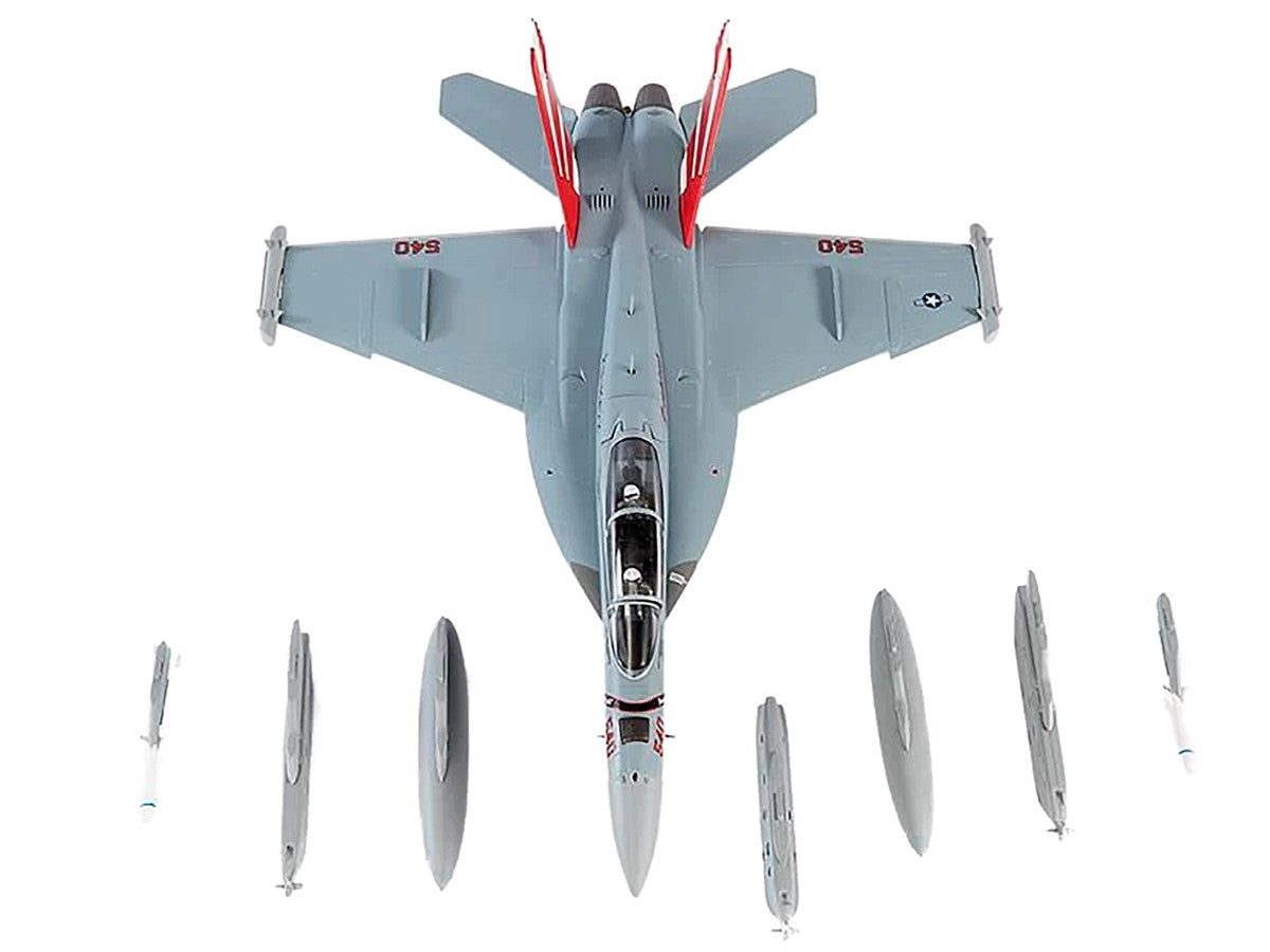 Boeing EA-18G Growler Aircraft "VAQ-132 Scorpions" United States Navy 1/72 Diecast Model by JC Wings LuxuryLifeWay Online Store