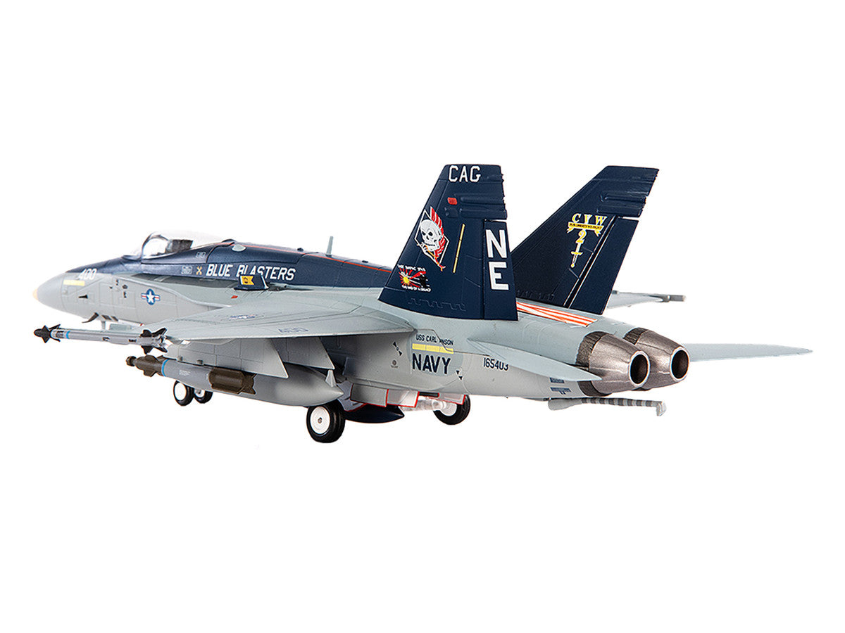 McDonnell Douglas F/A-18C Hornet Aircraft "VFA-34 Blue Blasters USS Carl Vinson Last Cruise" (2018) United States Navy 1/72 Diecast Model by JC Wings LuxuryLifeWay Online Store