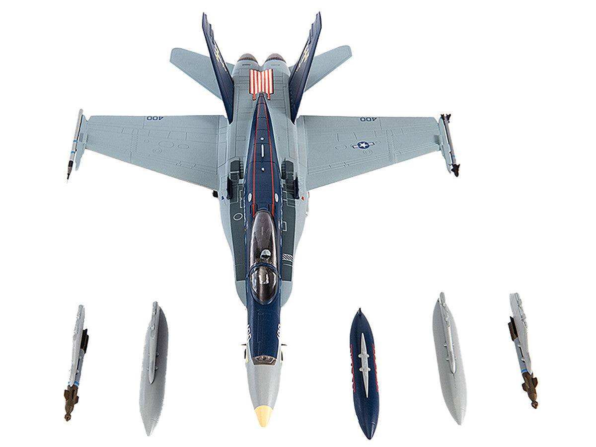 McDonnell Douglas F/A-18C Hornet Aircraft "VFA-34 Blue Blasters USS Carl Vinson Last Cruise" (2018) United States Navy 1/72 Diecast Model by JC Wings LuxuryLifeWay Online Store