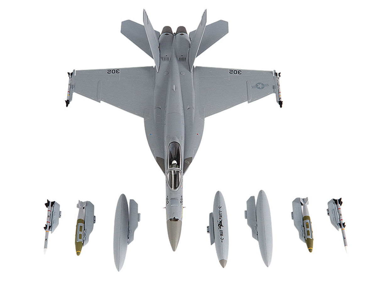 Boeing F/A-18E Super Hornet Aircraft "VFA-87 Golden Warriors USS George H. W. Bush" (2017) United States Navy 1/72 Diecast Model by JC Wings LuxuryLifeWay Online Store