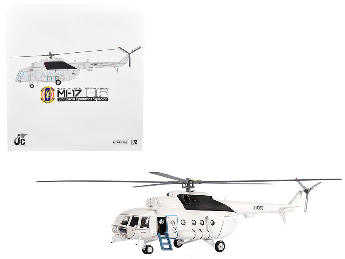 Mil Mi-17 HIP Helicopter "US Air Force Special Operation Command (AFSOC) 6th Special Operations Squadron" (2012) 1/72 Diecast Model by JC Wings LuxuryLifeWay Online Store