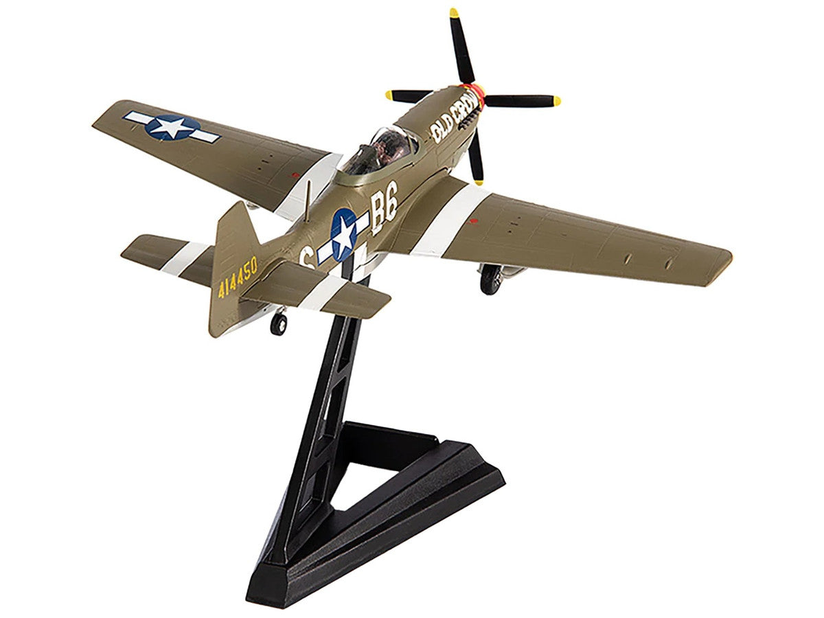 North American P-51D Mustang Fighter Aircraft "Captain Clarence E. Anderson 363rd FS 357th FG Old Crow" (1944) United States Air Force 1/72 Diecast Model by JC Wings LuxuryLifeWay Online Store