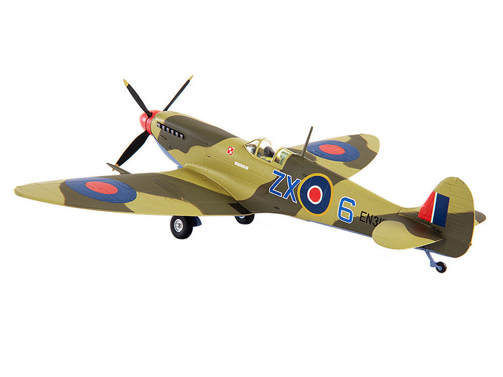 Supermarine Spitfire MK IXC Fighter Aircraft "Royal Air Force Ldr. Stanislav Skalsk Polish Combat Team North Africa" (1943) 1/72 Diecast Model by JC Wings LuxuryLifeWay Online Store