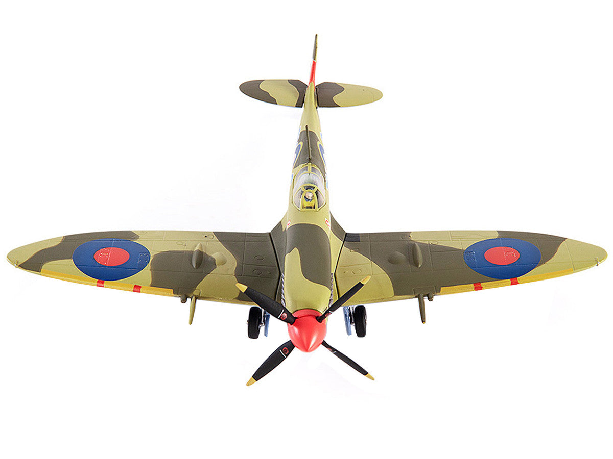 Supermarine Spitfire MK IXC Fighter Aircraft "Royal Air Force Ldr. Stanislav Skalsk Polish Combat Team North Africa" (1943) 1/72 Diecast Model by JC Wings LuxuryLifeWay Online Store
