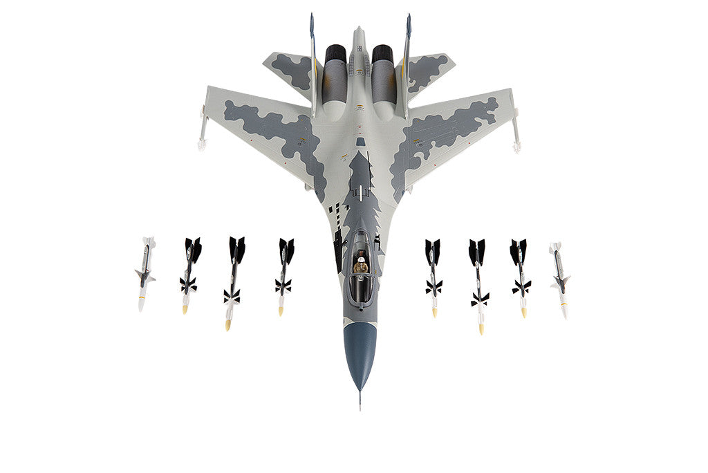 Sukhoi Su-27 Flanker Aircraft "Ukraine War" (2023) Ukrainian Air Forces 1/72 Diecast Model by JC Wings LuxuryLifeWay Online Store