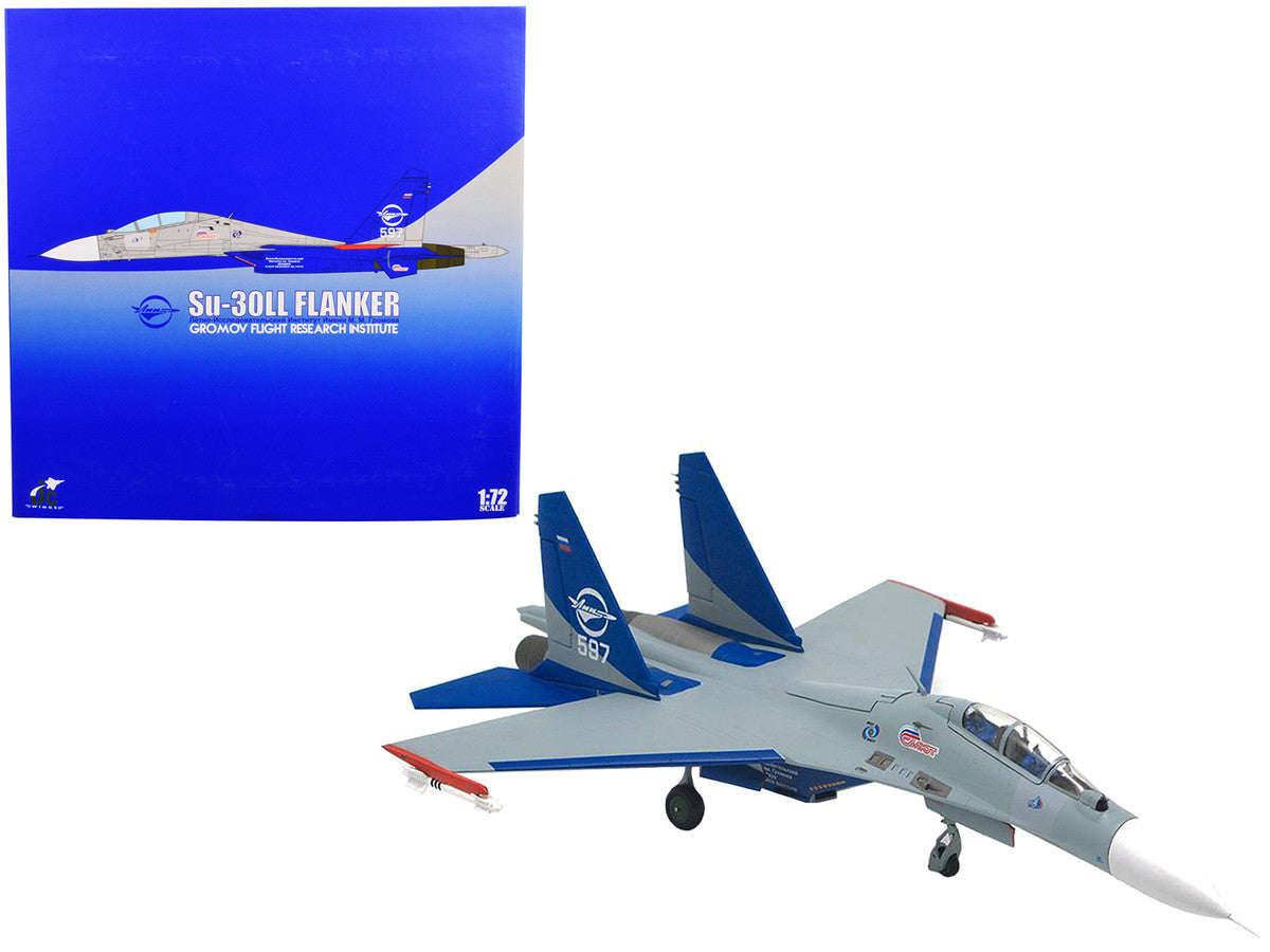 Sukhoi Su-30LL Flanker-C Fighter Aircraft "Gromov Flight Research Institute Ramenskoye AB Russia" (1997) 1/72 Diecast Model by JC Wings LuxuryLifeWay Online Store