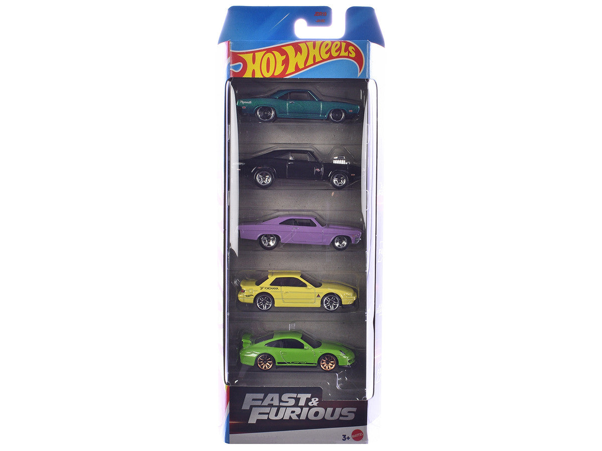 "Fast & Furious" 5 piece Set die Diecast Model Cars by Hot Wheels LuxuryLifeWay Online Store