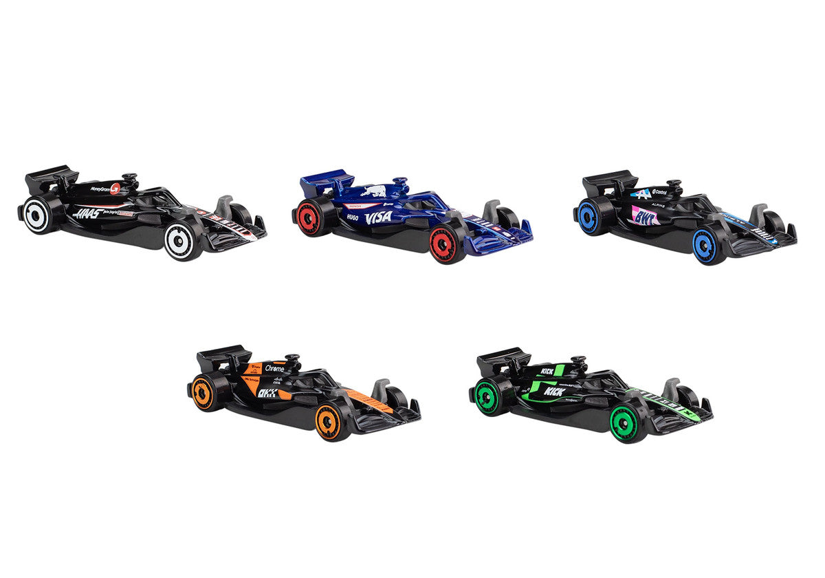 2024 Formula 1 World Championship 5 piece Set Diecast Model Cars by Hot Wheels LuxuryLifeWay Online Store