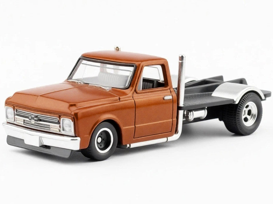 1967 Chevrolet C-10 Custom Bedless Truck Orange Metallic "Furious 7" (2015) Movie "Fast & Furious" Series Diecast Model Car by Hot Wheels LuxuryLifeWay Online Store