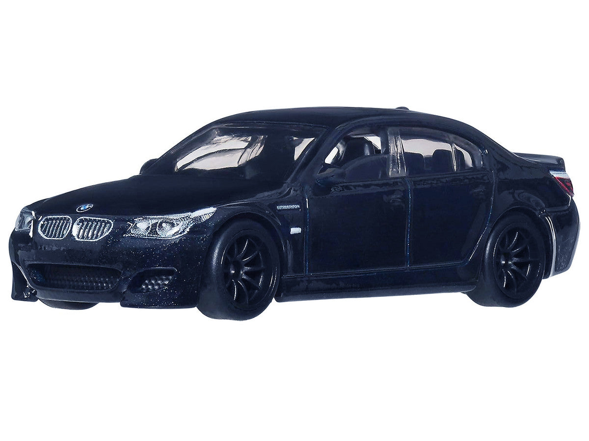2010 BMW M5 Dark Blue Metallic "Fast & Furious 6" (2013) Movie "Fast & Furious" Series Diecast Model Car by Hot Wheels LuxuryLifeWay Online Store