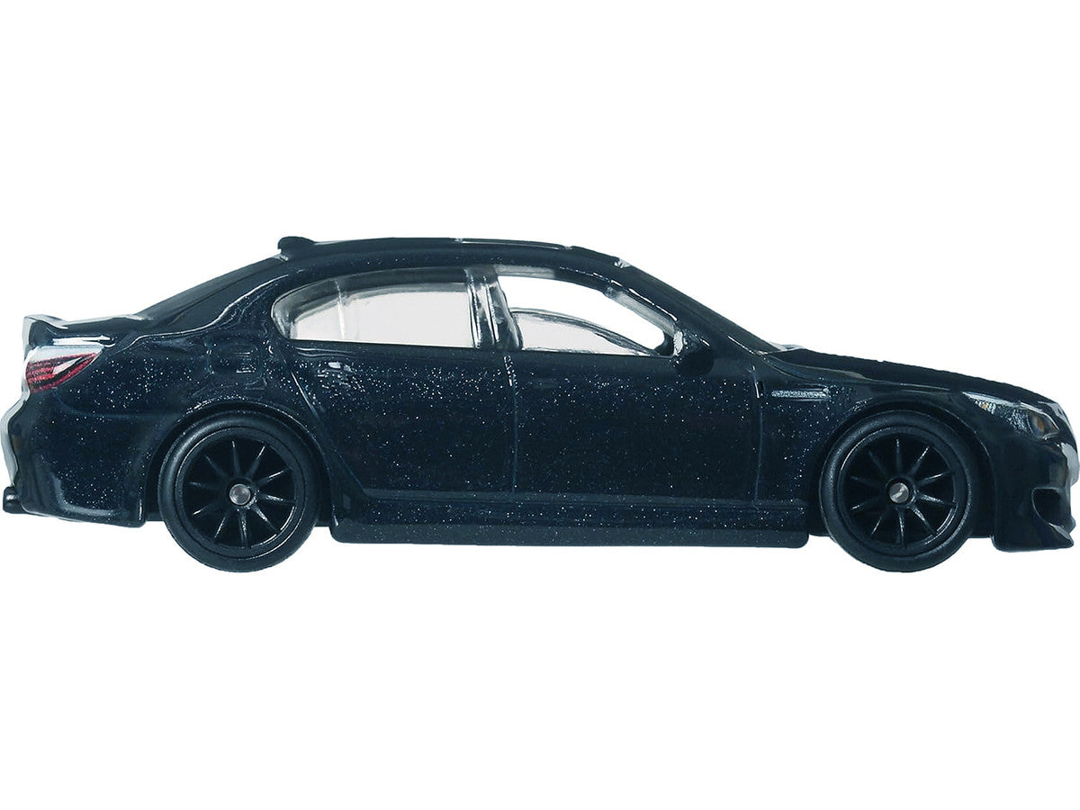 2010 BMW M5 Dark Blue Metallic "Fast & Furious 6" (2013) Movie "Fast & Furious" Series Diecast Model Car by Hot Wheels LuxuryLifeWay Online Store