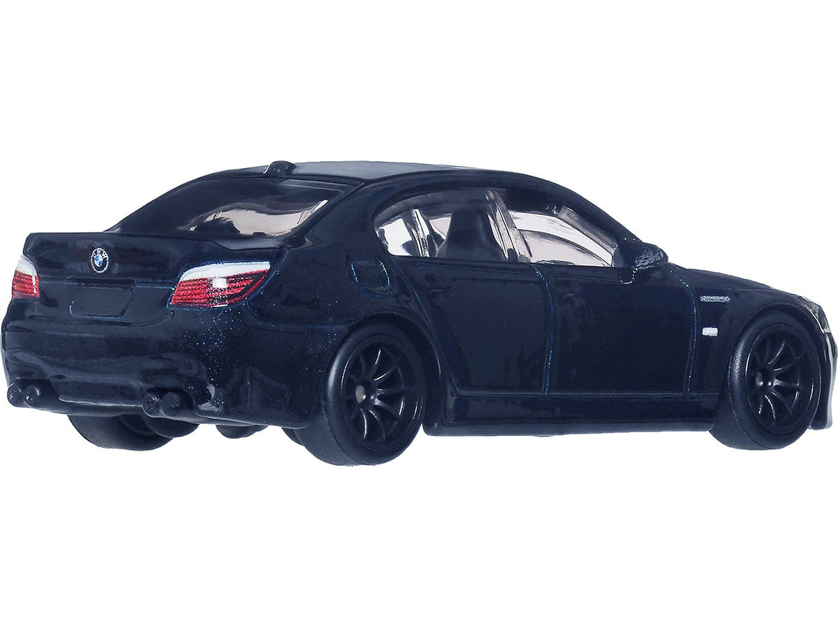 2010 BMW M5 Dark Blue Metallic "Fast & Furious 6" (2013) Movie "Fast & Furious" Series Diecast Model Car by Hot Wheels LuxuryLifeWay Online Store