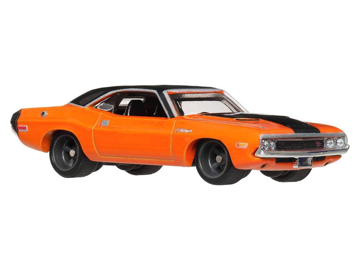 1970 Dodge Challenger R/T Orange with Black Hood and Top "2 Fast 2 Furious" (2003) Movie "Fast & Furious" Series Diecast Model Car by Hot Wheels LuxuryLifeWay Online Store