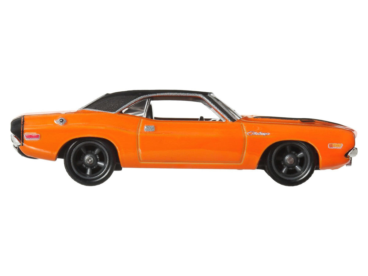 1970 Dodge Challenger R/T Orange with Black Hood and Top "2 Fast 2 Furious" (2003) Movie "Fast & Furious" Series Diecast Model Car by Hot Wheels LuxuryLifeWay Online Store