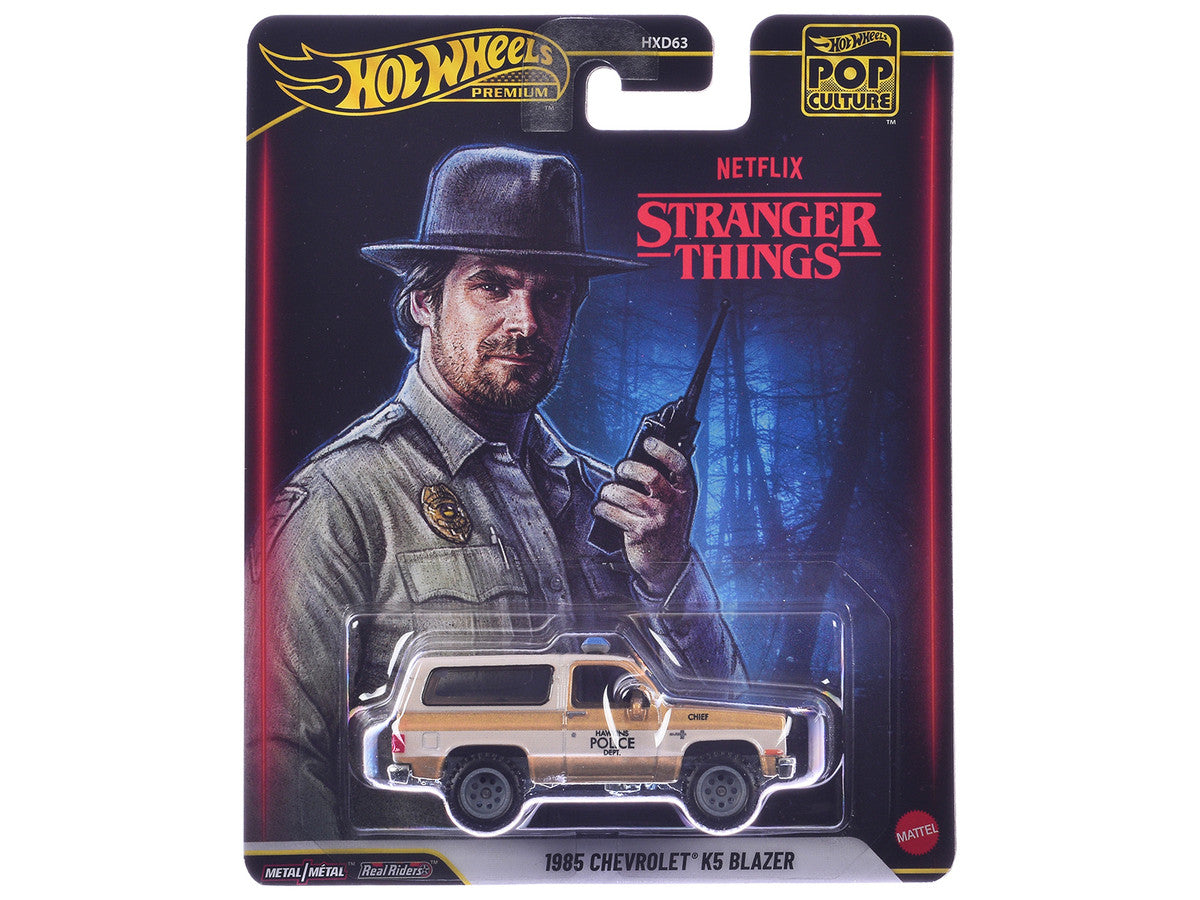 1985 Chevrolet K5 Blazer Gold Metallic and Cream "Stranger Things" (2016-2025) TV Series Diecast Model Car by Hot Wheels LuxuryLifeWay Online Store