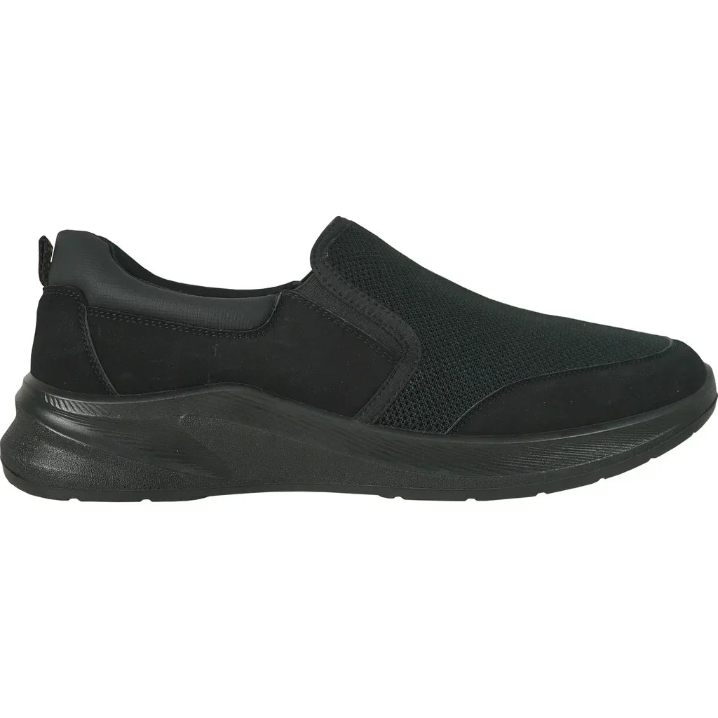 VANGELO Men Slip Resistant Shoe JIMMY-2 Black LuxuryLifeWay Online Store