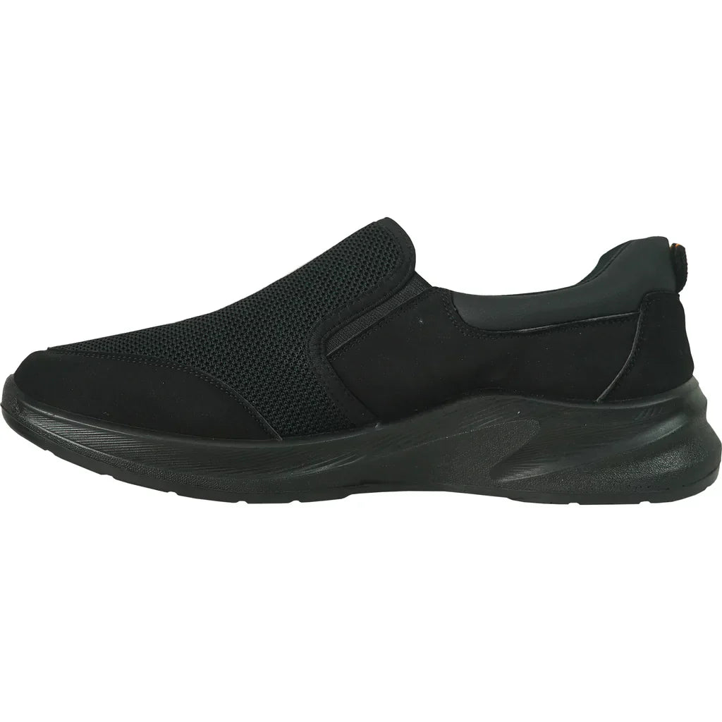 VANGELO Men Slip Resistant Shoe JIMMY-2 Black LuxuryLifeWay Online Store