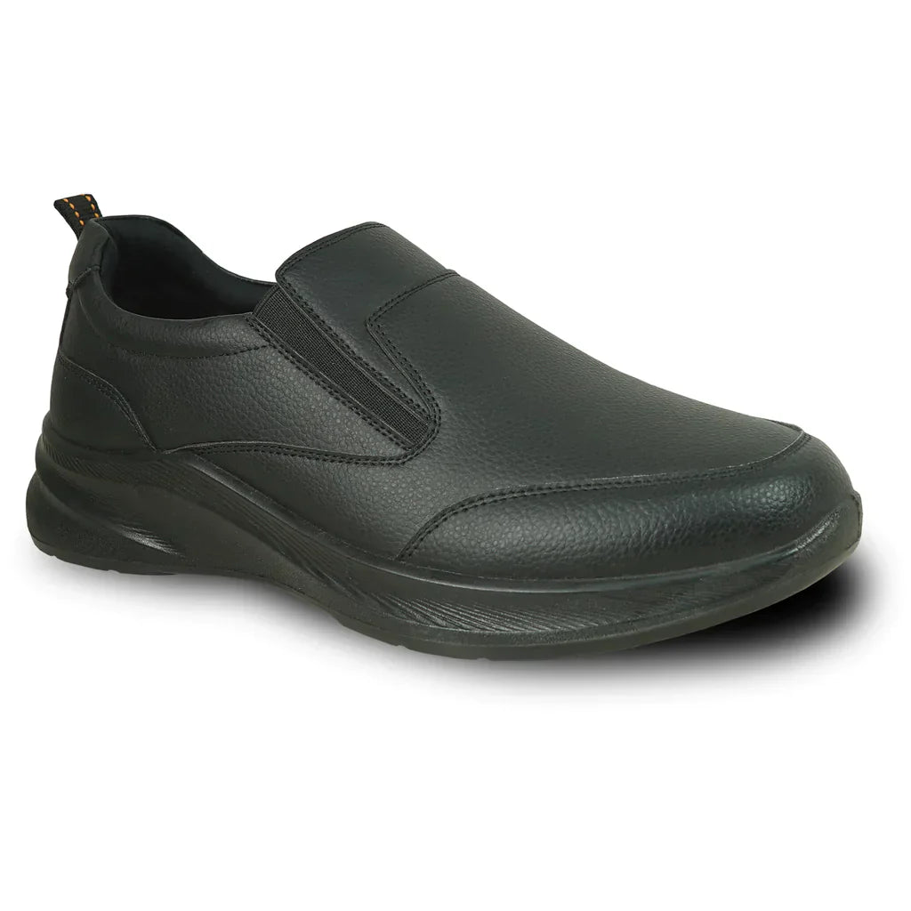 VANGELO Men Slip Resistant Shoe JIMMY-3 Black LuxuryLifeWay Online Store
