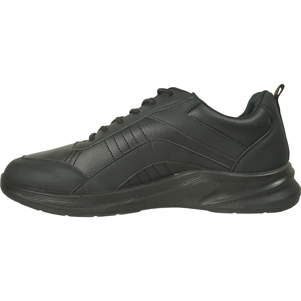 VANGELO Men Slip Resistant Shoe JIMMY-4 Black LuxuryLifeWay Online Store