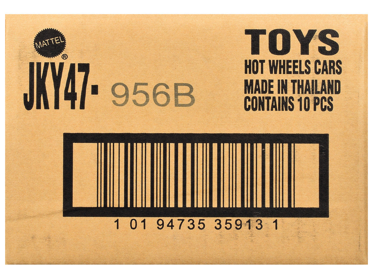 "Pantone" 10 piece Set B "Silver Series" Diecast Model Cars by Hot Wheels LuxuryLifeWay Online Store