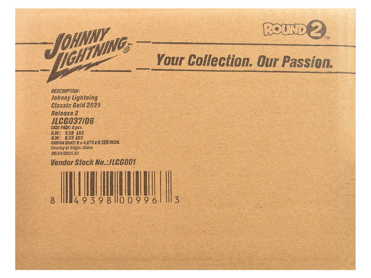 "Classic Gold Collection" 2025 Release 2 Set of 6 Cars 1/64 Diecast Model Cars by Johnny Lightning LuxuryLifeWay Online Store