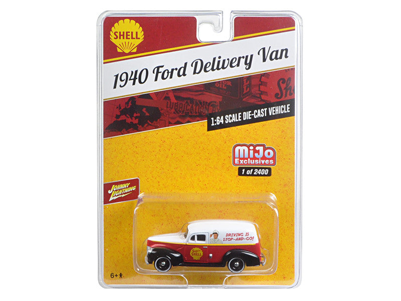 1940 Ford Delivery Van "Shell" 1/64 Diecast Model Car by Johnny Lightning LuxuryLifeWay Online Store