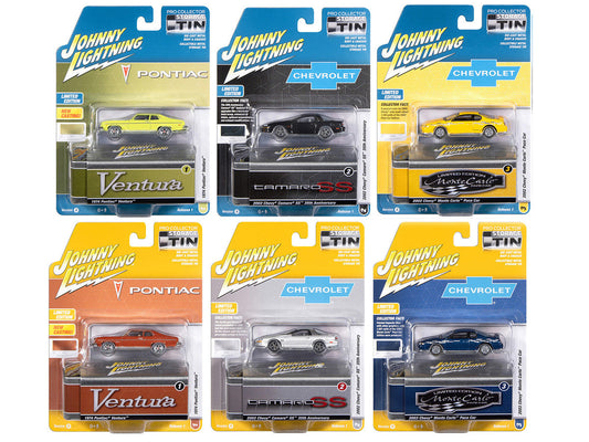 Johnny Lightning Collector's Tin 2026 Set of 6 Cars Release 1 Limited Edition 1/64 Diecast Model Cars by Johnny Lightning LuxuryLifeWay Online Store