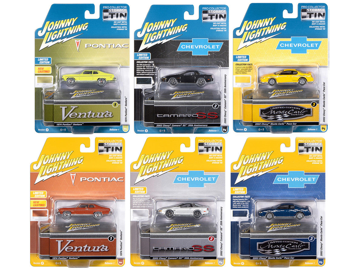 Johnny Lightning Collector's Tin 2026 Set of 6 Cars Release 1 Limited Edition 1/64 Diecast Model Cars by Johnny Lightning LuxuryLifeWay Online Store