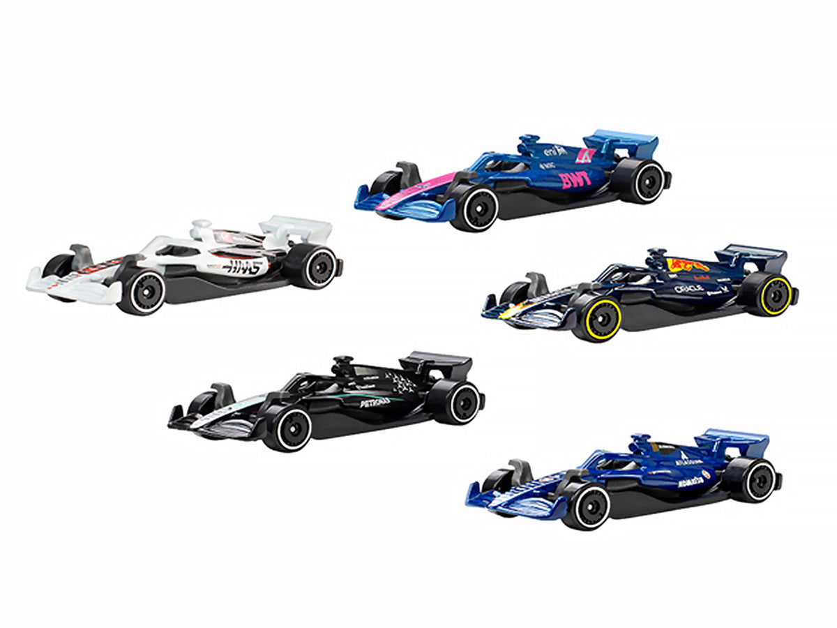 2025 Formula 1 World Championship 5 piece Set Diecast Model Cars by Hot Wheels LuxuryLifeWay Online Store