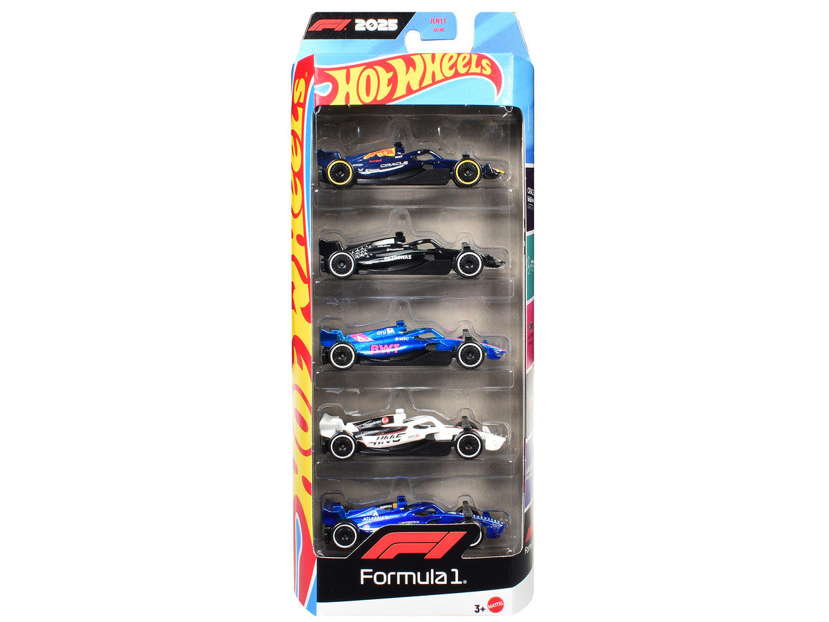 2025 Formula 1 World Championship 5 piece Set Diecast Model Cars by Hot Wheels LuxuryLifeWay Online Store