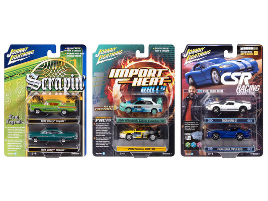Johnny Lightning "2-Packs" 2026 Release 1 Set A of 6 pieces 1/64 Diecast Model Cars by Johnny Lightning LuxuryLifeWay Online Store
